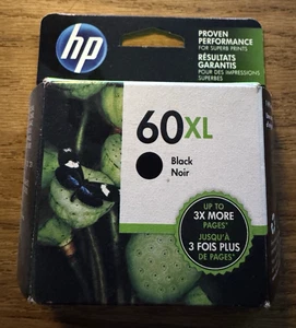 Hp 60XL High Yield Black Ink Cartridge New Genuine. Exp 10/21 - Picture 1 of 3