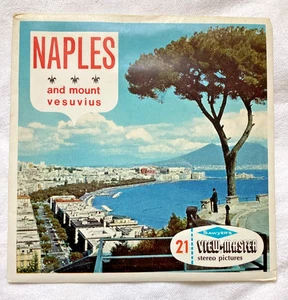 Naples and Mount Vesuvius View Master S6 Packet 1960s - Picture 1 of 2