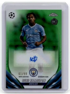 2023-24 Topps Cromo UEFA Club #CA-MH Micah Hamilton Autógrafo Verde Neón #/99 - Imagen 1 de 2