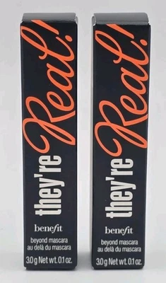 NIB Benefit Cosmetics They're Real! Beyond Mascara Travel JET BLACK 3g/0.1oz - Image 1 of 3