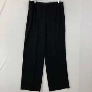 Pendleton size 16 Black Straight Leg High Rise Dress Pants Office Career - Picture 1 of 11