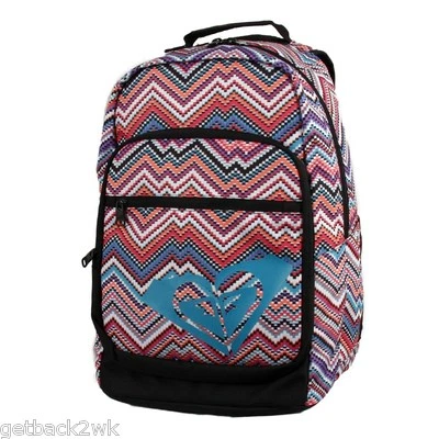 NUEVO* MOCHILA ROXY BOLSO DE MANO Bolso Estudiante Grandes Pensamientos Melocotón Luz de Velas Foto 1 de 4