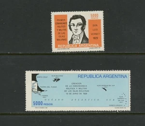 Q518 Argentinien 1982 Falklandinseln Kommando Bezirkskarten 2 V. Neuwertig - Bild 1 von 1