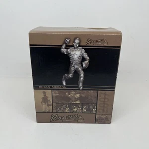 2007 Bronze Series Collection Brian Mccann Statue Coca-Cola Atlana Braves W/box - Picture 1 of 7