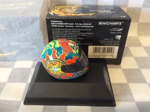 1/8 MINICHAMPS MODEL AGV HELMET ROSSI MUGELLO 1999 GP 250 397 990076 - Picture 1 of 3