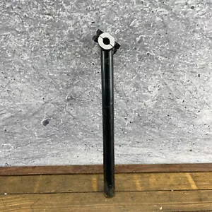 Vintage Tioga OS Micro Adjust Seatpost 26.4 mm Chromoly Black 350 mm MTB 1990s - Picture 1 of 18