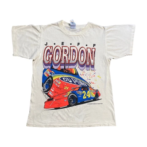 Vintage Jeff Gordon 1993 DuPont Car T Shirt Size Small Motorsport Traditions Cover