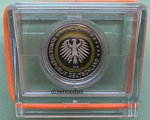 Alemania 5 euros 2018 zona subtropical anillo de polímero ADFGJ a elección PP Proof - Imagen 1 de 4