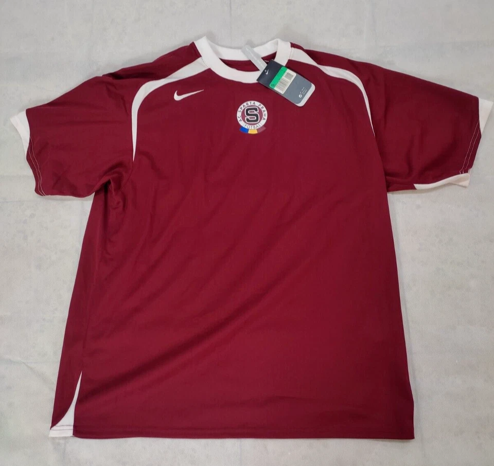 Nike Vintage Trikot Fußball Sparta Prag Praha XL Retro Shirt Jersey 2004 2006 - Bild 1 von 4