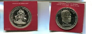MILO BUTLER 1974 BAHAMAS SILVER PROOF $10 COIN ORIGINAL SEALED 8983S - Picture 1 of 1