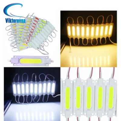 12V Super bright COB LED Module Light strip Lamp Injection ABS IP65 Waterproof - Image 1 of 4