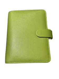 FILOFAX Saffiano Pocket Organiser , Green, new - Picture 1 of 9