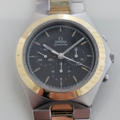 Хронограф мужской ручной заводной Omega Speedmaster Teutonic 42 мм 14k SS 1980-е JM9 - Изображение 1 из 4