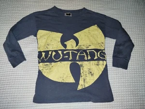 COTTON ON Kids WU-TANG Gray Long Sleeve Shirt Size 8-EUC-Fast Shipping - Picture 1 of 7