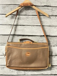 Vintage Dooney & Bourke Messenger große Aktentasche Laptoptasche Leder - Bild 1 von 10