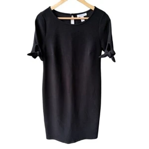 Vestido de maternidad negro elástico negocios cóctel preppy boda mediano - Imagen 1 de 4