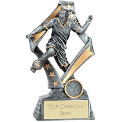 MANHATTAN ENGRAVING FLAG TROFEO CALCIO GIOCATORE PERSONALIZZATO/PARTITA/STAGIONE PREMIO - Incisione gratuita