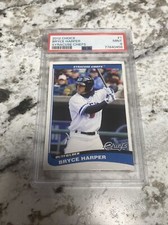 2012 Choice Syracuse Chiefs #1 Bryce Harper RC Rookie Card PSA 9 MINT