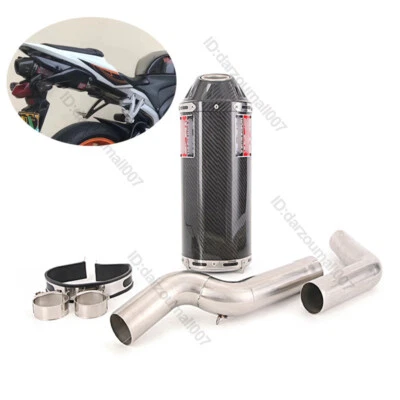 Sistema de escape ATV para Honda CBR1000RR 2004-2007 tubo de enlace medio + silenciador de carbono Foto 1 de 4