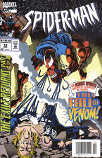 SPIDER-MAN  (1990 Series) (#1-74, PETER PARKER SPIDEY  # #53 NEWSSTAND Very Fine