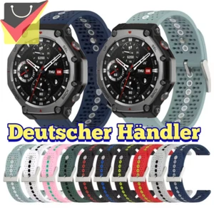 Silikonowa bransoletka do Amazfit T-Rex 3, pasek sportowy, pasek do zegarka, zegarek smartwatch - Zdjęcie 1 z 39