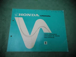 HONDA CR250 1984 ( Int.b ) Regiones Catalgue - No Manual Del Propietario Piezas - Imagen 1 de 7