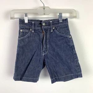 Vintage 70s Farah Of Texas Gold Strike Jean Shorts Boys 9 Slim Made in USA - Picture 1 of 3