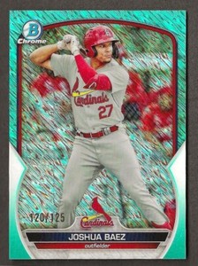 JOSHUA BAEZ 2023 Bowman Chrome #/125 AQUA SHIMMER BCP-127 Cardinals ⭐ MINT 