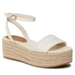 Tommy Hilfiger TH Woven Platform Sandalen Gr.39 Sugarcane FW0FW07345 Espadrilles - Bild 1 von 1