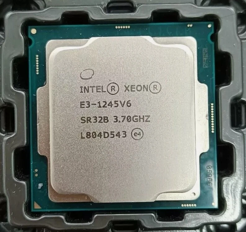 Intel Xeon E3-1245 V6 LGA-1151 CPU Processor 3.70 GHz 4-Core 8MB 73W GPU P630 - Image 1 of 4