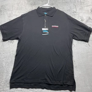 Grainger Employee Polo Shirt Mens Large Black Tri Mountain Short Sleeve NWT - Picture 1 of 8