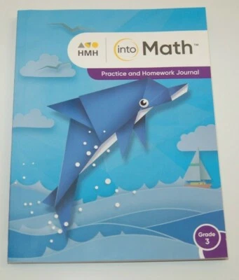 HMH into Math - Grade 3 Practice & Homework Journal - New Condition