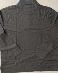 Kirkland Signature Men's 1/4 Zip Pullover Top Quarter Lightweight BLACK Knit XL - Picture 1 of 9