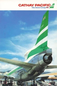 Postcard Cathay Pacific Super TriStar L.1011-100 - Bild 1 von 2