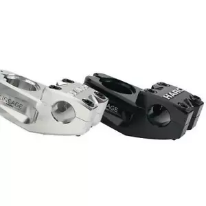Haro Lineage Top Load CNC BMX Stelo Nero Argento Teal Platinum - Foto 1 di 5