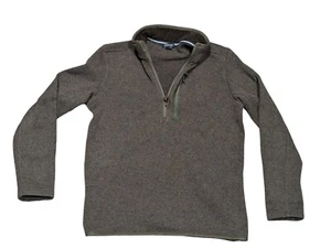 Lands End Men's Half Zip Fleece Pullover Mock Neck Small - Picture 1 of 8