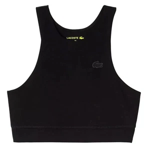 Sujetador deportivo Lacoste para mujer negro sin costuras talla pequeña mediana Reino Unido 36 38 TF0272 - Imagen 1 de 7