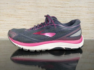 BROOKS DYAD 9 Athletic Gray Purple Womens Size US 6 Running Yoga Sneaker Shoes - Image 1 of 4