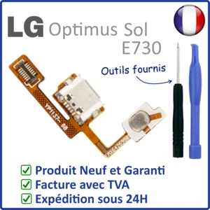 LG OPTIMUS SOL NAPPE INTERNE DU CONNECTEUR DE CHARGE USB ET DU BOUTON HOME - Foto 1 di 4