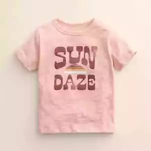 Camiseta Orgánica Suave Rosa Recién Nacida Sun Daze Little Co por Lauren Conrad Nueva - Imagen 1 de 1