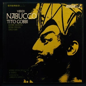 VERDI: Nabucco-GARDELLI VSO/GOBBI 3 Alb Box Set-LONDON Stereo OSA 1382 - Picture 1 of 3