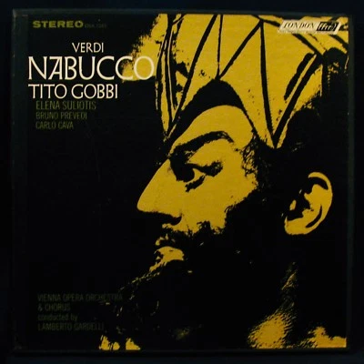 VERDI: Nabucco-GARDELLI VSO/GOBBI 3 Alb Box Set-LONDON Stereo OSA 1382 - Image 1 of 3