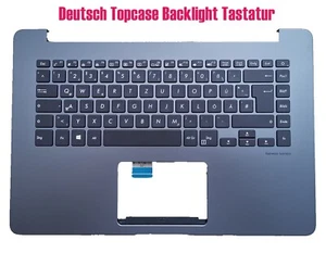DE Topcase Backlight Teclado para ASUS UX530U UX530UX UX530UQ 90NB0ED1-R31GE0 - Imagen 1 de 2
