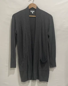 Susina Womens Open Front Tight Knit Beachy DusterCardigan Size XS Forrest Fairy - Picture 1 of 10