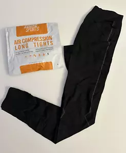 SOUKE Sports Air Compression Long Tights BLACK unisex sz SMALL NEW - Picture 1 of 9