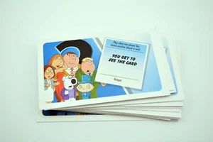 The Family Guy Clue replacement game part pieces - intrigue cards - Bild 1 von 1