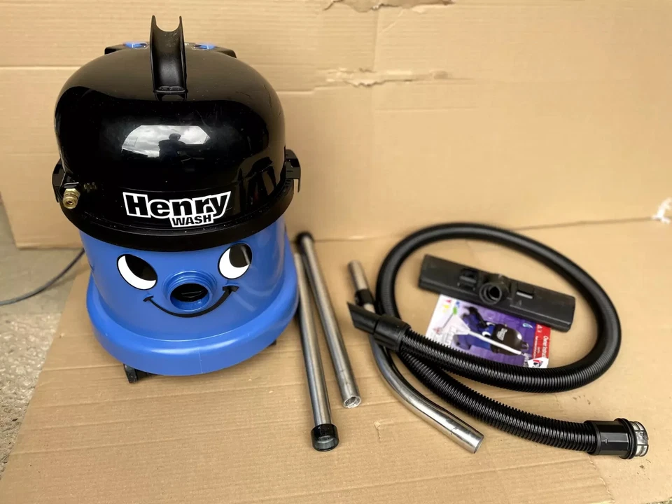 Henry Wash Carpet Cleaner Wet Vacuum Cleaner 1060W 9L Blue - MISSING PARTS - Image 1 of 1