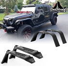 Front/Rear Bumper Fenders Flares For 2019-2023 Jeep Gladiator Jt Powder-Coated