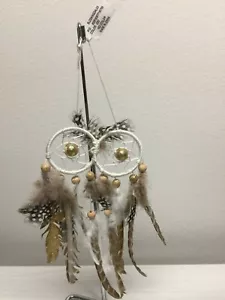 WIRE OWL SHAPED DREAM CABASIC Christmas Ornament NEW - Picture 1 of 3