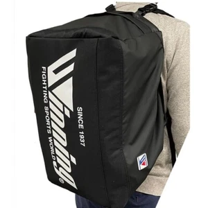Winning W-30 Combat Sport 3 Way Bag (Boston backpack shoulder) Black Boxing - Picture 1 of 4